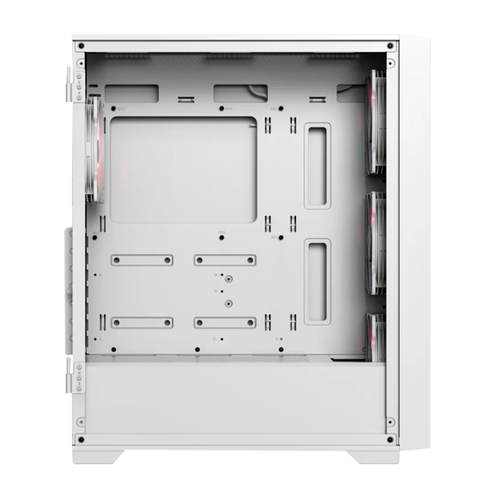 Gabinete Balam Rush Carbono Twin Mate 7000, Midi-Tower, ATX/Micro-ATX/Mini-ITX, USB 3.0/2.0, Sin Fuente, 4 Ventiladores RGB Instalados, Blanco, BR-938808 - Image 6