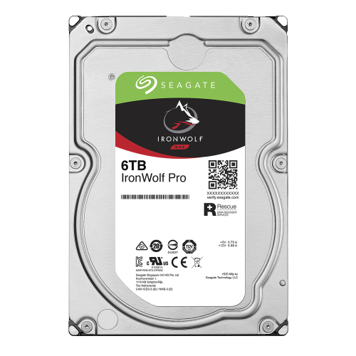 Disco Duro 6TB Seagate Iron Wolf, Sata 6GB/s, Sistemas RAID y NAS Empresariales, ST6000NE000 /