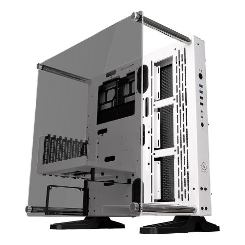 Gabinete Thermaltake Core P3 TG White, USB 3.0, Modding Extremo, Gamer, CA-1G4-00M6WN-05, Incluye Cable Riser