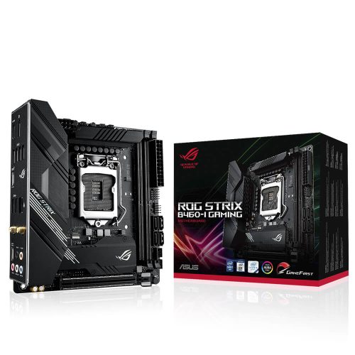 Tarjeta Madre Asus Rog Strix B460-I Gaming, Socket LGA1200, Intel B460, Mini-ITX, DDR4, Intel Core 10th Generación