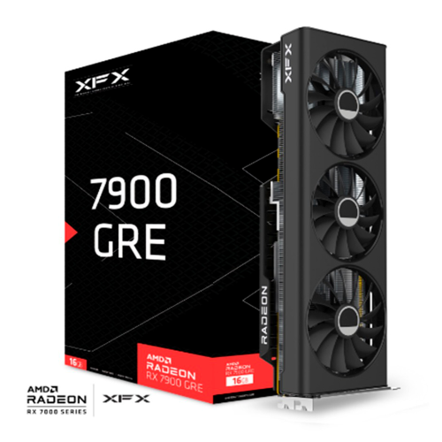 Tarjeta de Video XFX Radeon RX 7900 GRE, 16GB, 256-bit, PCI-E 4.0, GDDR6, HDMI, DisplayPort, RX-79GMERCBR