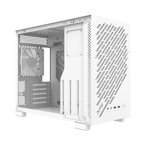 Gabinete XPG Valor Air Nano, Midi-Tower, Micro-ATX/Mini-ITX, USB 3.0, Sin Fuente, 1 Ventilador Instalado, Blanco, VALORAIRNANOMAA-WHCWW