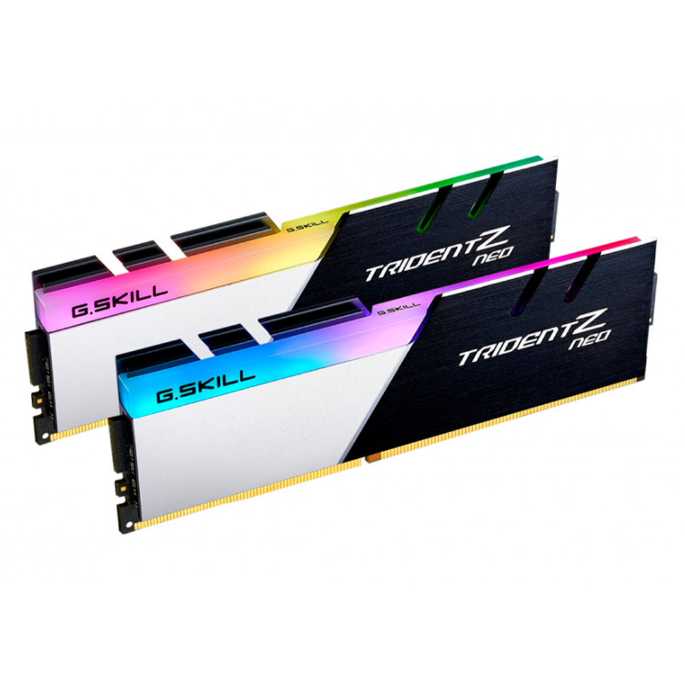 Kit Memoria RAM G.Skill Trident Z Neo RGB DDR4, 3600MHz, 64GB (2x32GB), Non-ECC, CL18, XMP, F4-3600C18D-64GTZN /MAX. 1 X CLIENTE