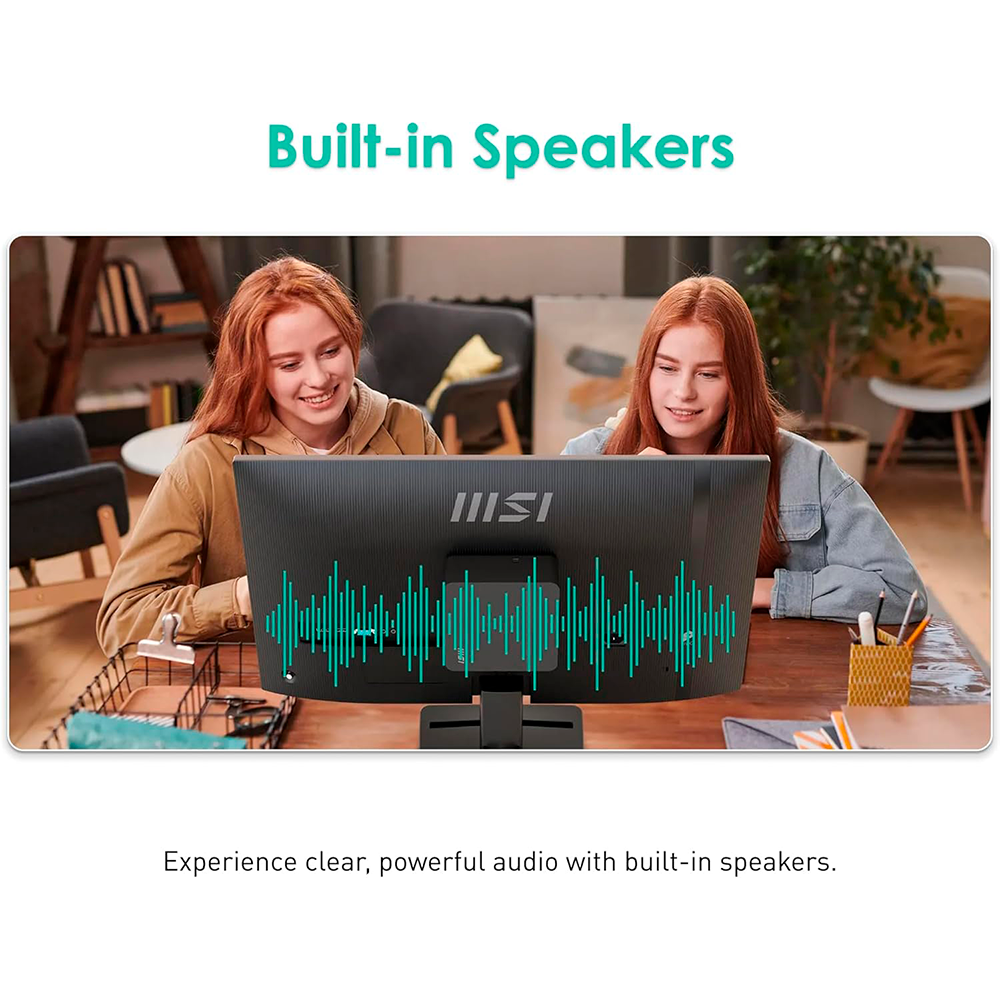 Monitor MSI PRO MP275 E2, 27”, FHD, 1920x1080, IPS, 120Hz, Sincronización Libre, HDMI, DisplayPort, Montaje VESA, PRO MP275 E2 - Image 6