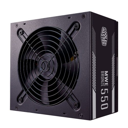 Fuente de poder Cooler Master MWE 550 BRONZE V2, 550W, 80 Plus Bronze, MPE-5501-ACAAB-US