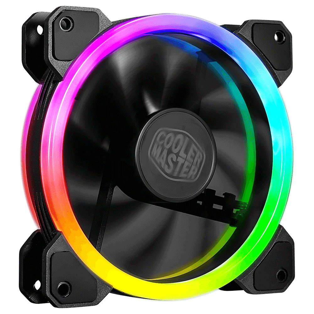 Ventilador Cooler Master MasterFan MF120 S2, Compatible con Aura Sync etc., ARGB, 3 pin, anti-vibraciones, MFW-B2DN-12NFA-S2 - Image 2
