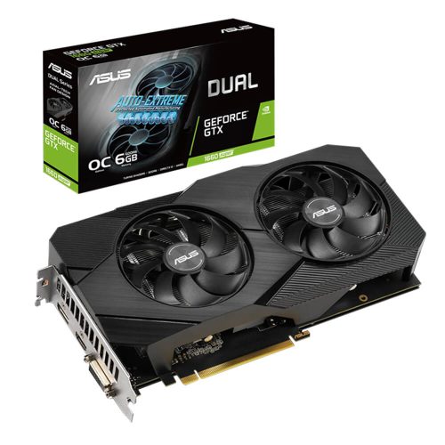 Tarjeta de video NVIDIA GeForce GTX 1660 Super 6GB GDDR6, Asus Dual 06G Evo, HDMI, DP,DVI, DUAL-GTX1660S-O6G-EVO, 3 AÑOS DE GARANTIA NACIONAL
