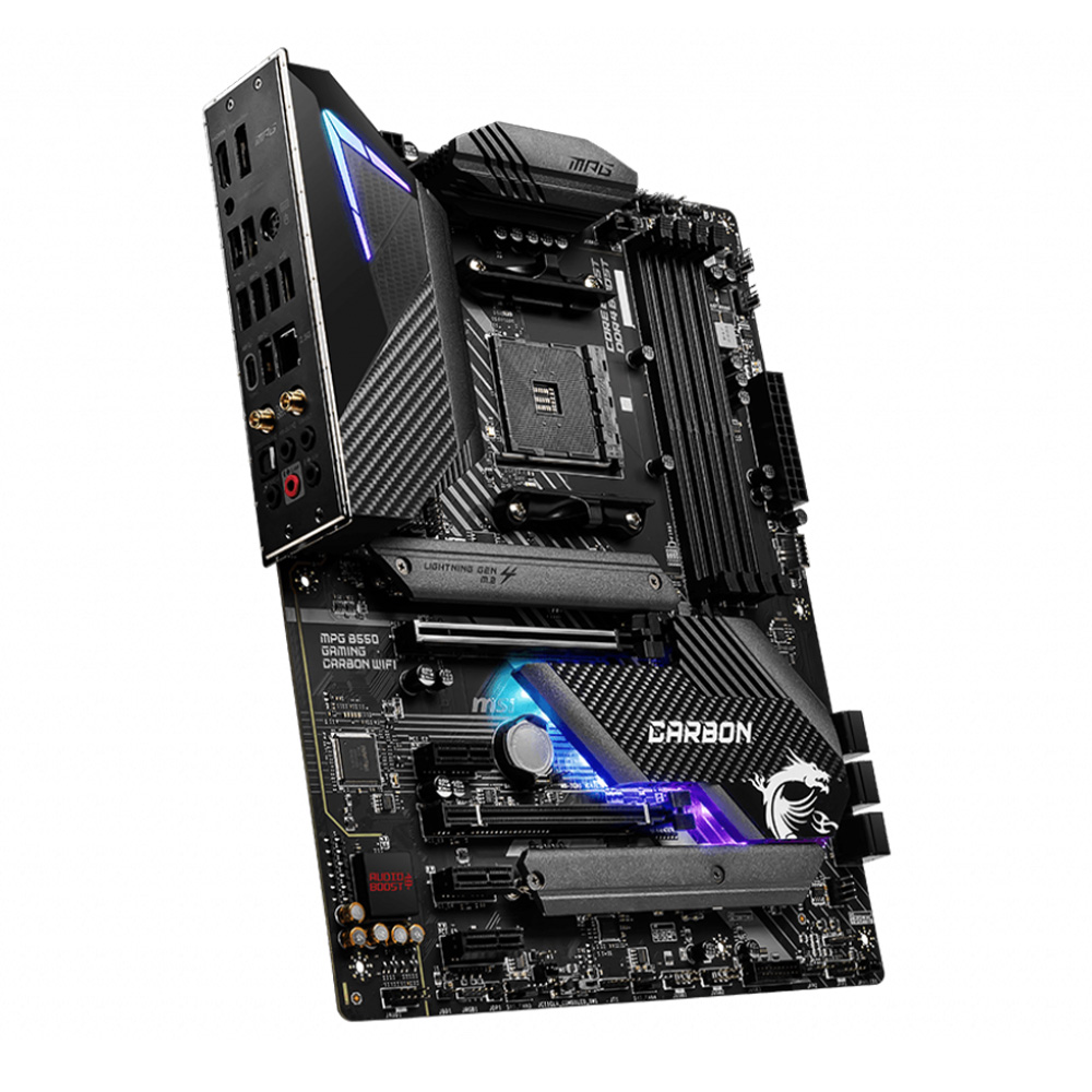 Tarjeta Madre MSI MPG B550 GAMING CARBON WIFI, AM4, AMD RYZEN 3000 SERIES, ATX - Image 4