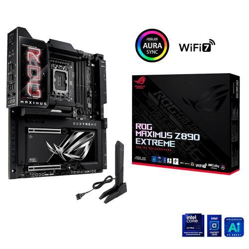 Tarjeta Madre ASUS ROG MAXIMUS Z890 EXTREME, LGA1851, Intel Z890, E-ATX, HDMI, Advanced AI Ready, WiFi7, 2.5G/10G LAN, Up to 256GB DDR5, ROG MAXIMUS Z890 EXTREME