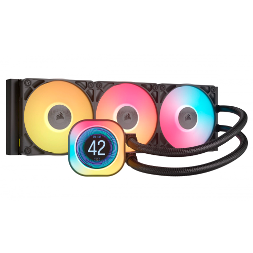 Enfriamiento Líquido Corsair iCUE LINK TITAN 360 RX, 3x120mm, Hasta 2100RPM, Negro, CW-9061023-WW