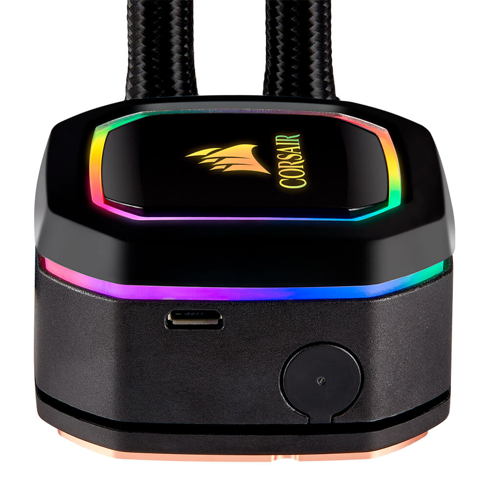 Sistema de Enfriamiento Liquido AIO Corsair iCUE H100i RGB PRO XT, 120mm x 2 (240mm), Intel y Amd, CW-9060043-WW - Image 2