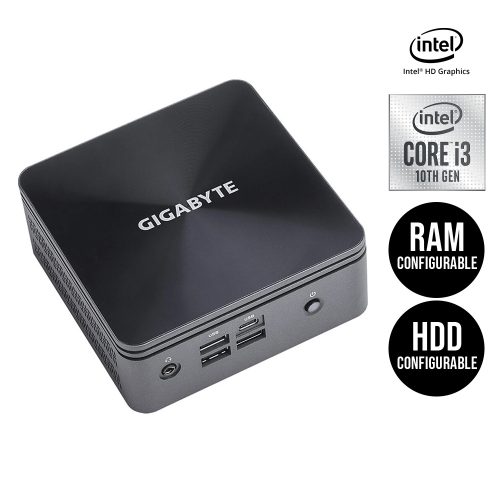 Computadora, Intel Core i3-10110U, Intel UHD Graphics, Gigabyte Brix GB-BRI3H-10110