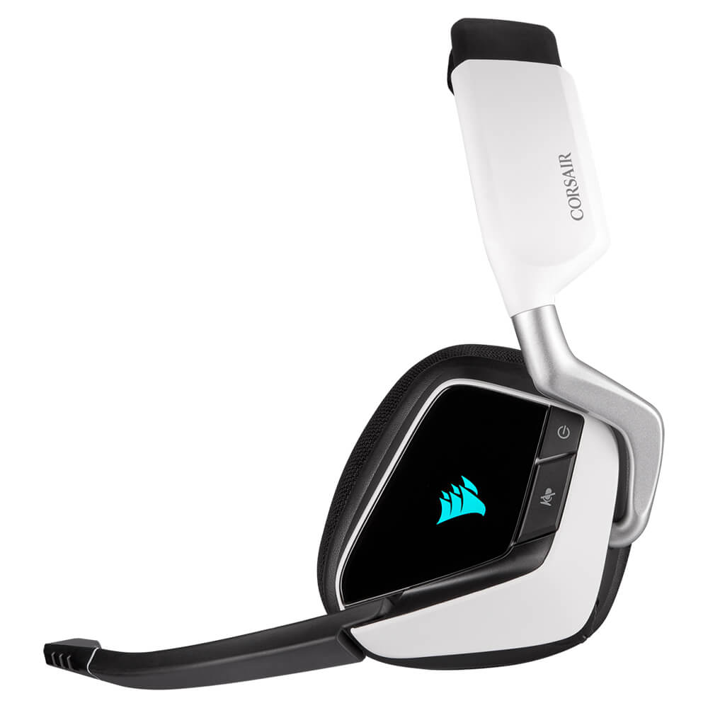 Diadema Gamer Corsair Void RGB Elite Wireless 7.1, White, PC, Iluminación RGB iCue, RECERTIFICADO, CA-9011202-NA/RF - Image 4