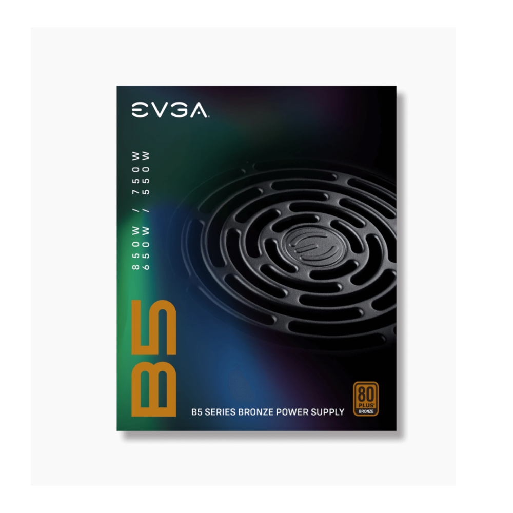 Fuente de poder 750 B5 EVGA, Certificación 80+ Bronze, Full Modular, 220-B5-0750-V1 - Image 2