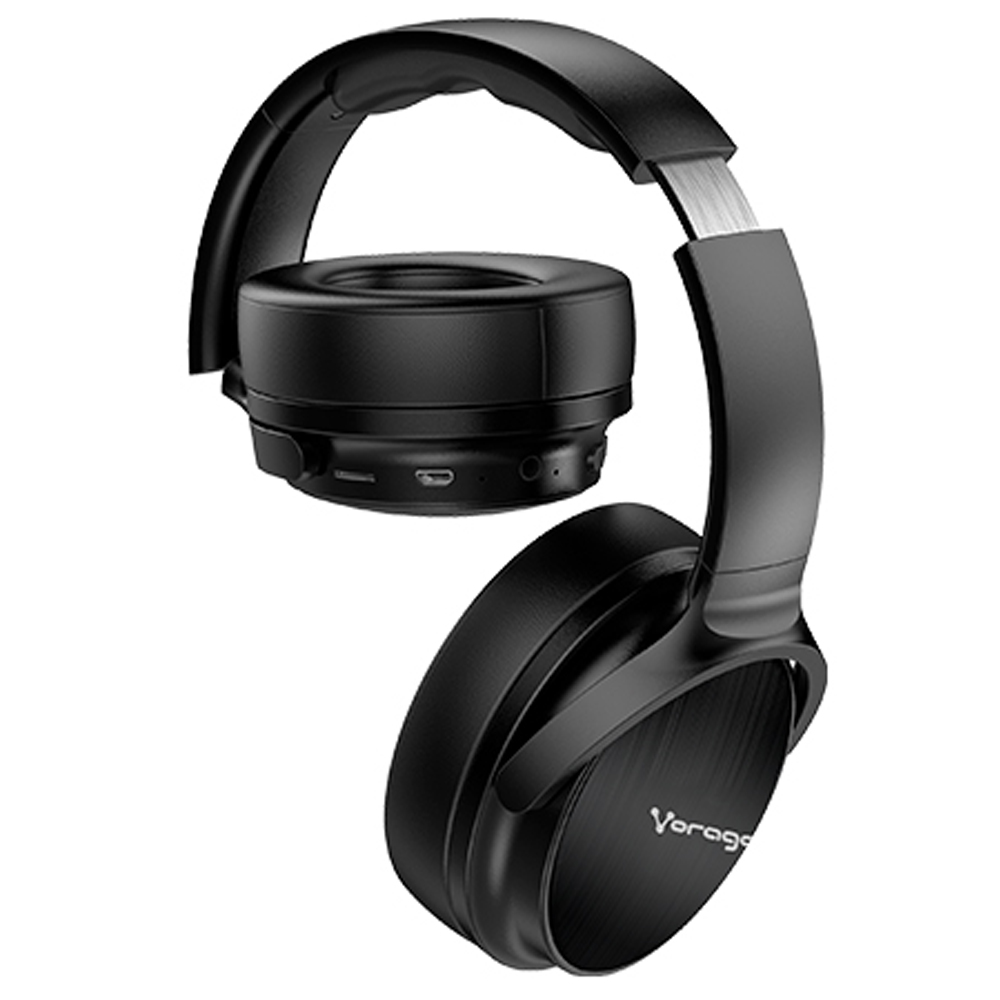 Diadema Bluetooth Vorago HPB-401 Negra, Microfono, Manos Libres - Image 2