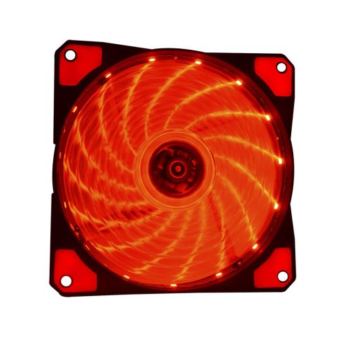Ventilador Naceb 15LED Rojo 120mm para gabinete NA-0920R