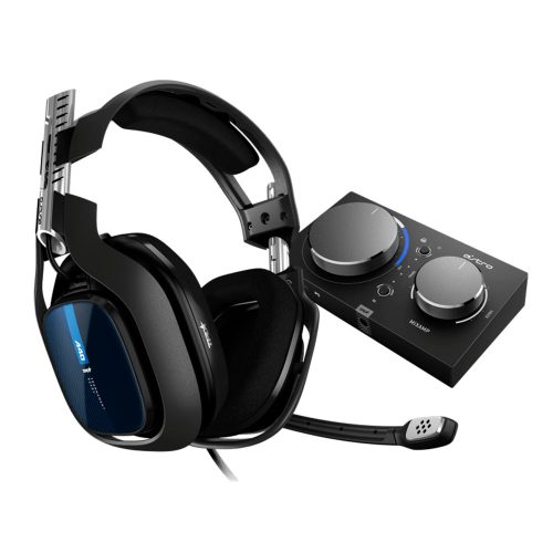 Diadema Gamer Logitech Astro A40 TR, Microfono, MixAmp Pro TR, Cable USB, PS4 - XBOX, 939-001789