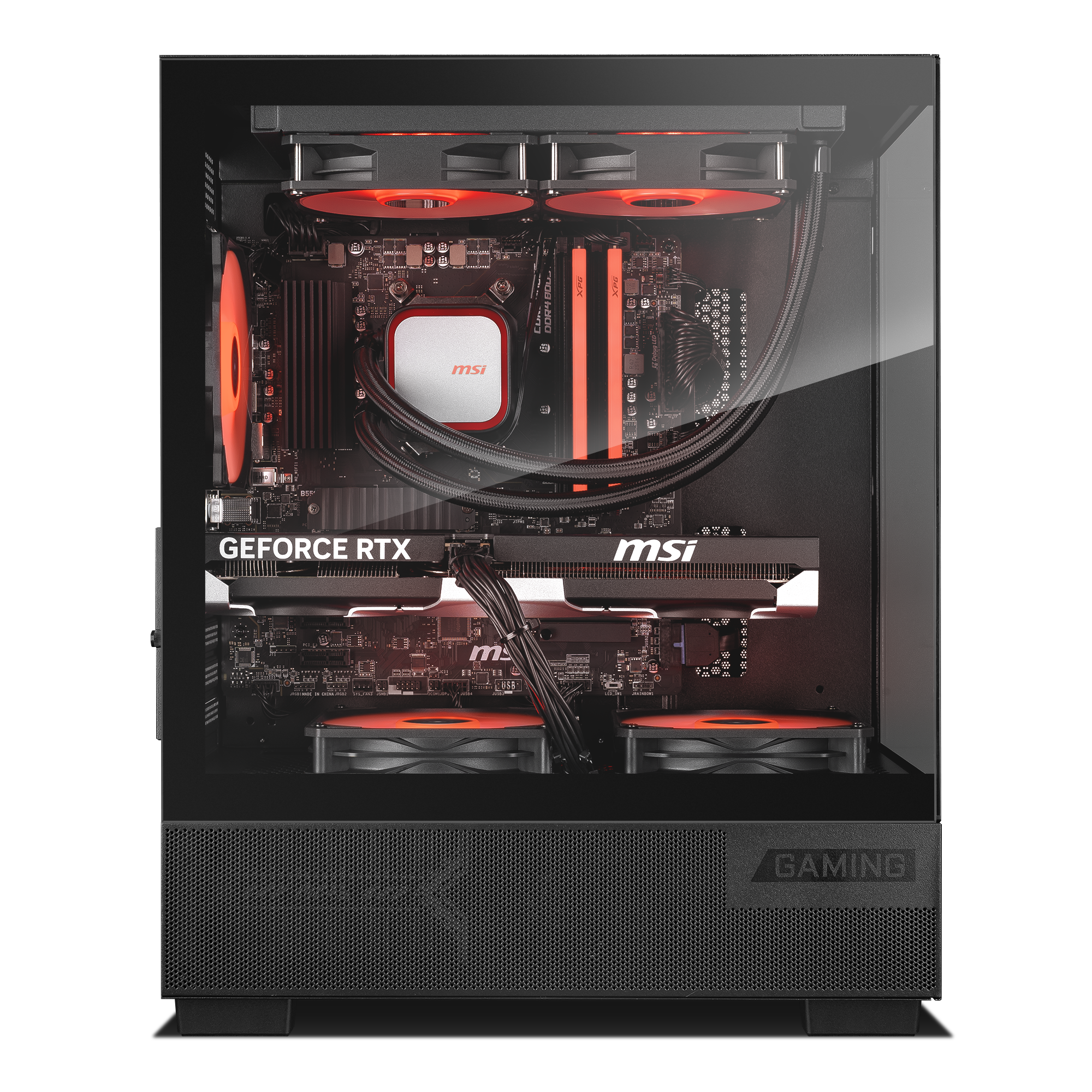 Computadora ULTIMATE PC WARDEN, POWERED BY MSI, RTX 5060 8GB GDDR7, AMD Ryzen 7 5700X, 32GB RAM, 1TB SSD M.2 PCIe Gen4, 650W 80+ BRONZE, WiFi y Bluetooth, Licencia Windows 11 de regalo, MSIULT, RTXS50 - Image 2