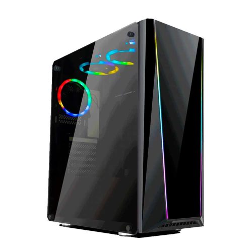 Gabinete Gamer Red Dragon Tailgate GC-702, Cristal Templado, Up to 240mm, 4 ventiladores, GC-702