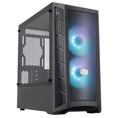 Gabinete Cooler Master Masterbox MB311L ARGB, Cristal Templado, 2 Ventiladores ARGB, Mini Torre, Micro-ATX, USB 3.0, MCB-B311L-KGNN-S02