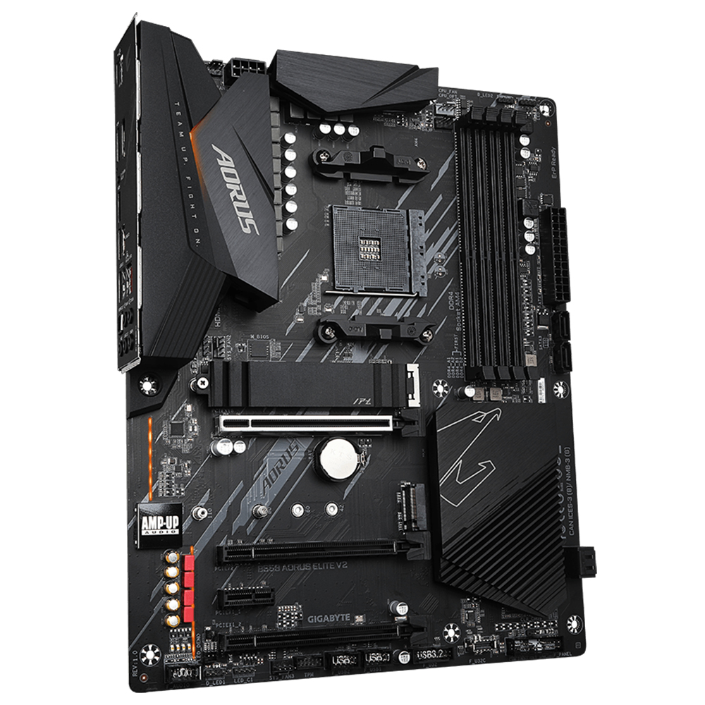 Tarjeta Madre Gigabyte B550 AORUS ELITE V2, Socket AM4, AMD B550, ATX, DDR4, AMD Ryzen 5000/ - Image 3