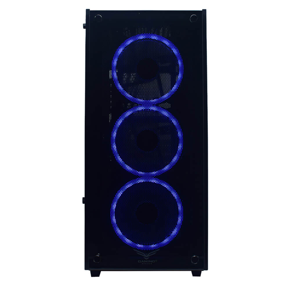 Gabinete Naceb Player NA-0603, Cristal Templado, ATX, Negro, Led Multicolor, USB 3.0, Audio HD - Image 6