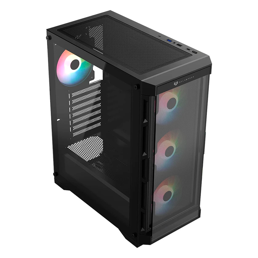 Gabinete Balam Rush Carbono Twin Mate 5000, Midi-Tower, ATX/Micro-ATX/Mini-ITX, USB 3.0/2.0, Sin Fuente, 4 Ventiladores RGB Instalados, Negro, BR-938839 - Image 4
