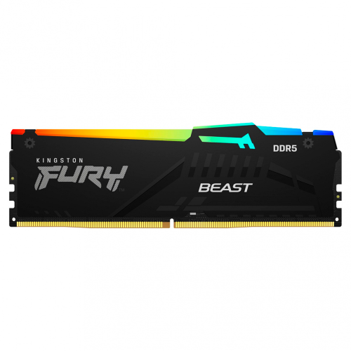 Memoria RAM Kingston FURY Beast RGB DDR5, 5600MHz, 16GB, Non-ECC, CL40, XMP, KF556C40BBA-16, promokingston /MAX. 1 X CLIENTE
