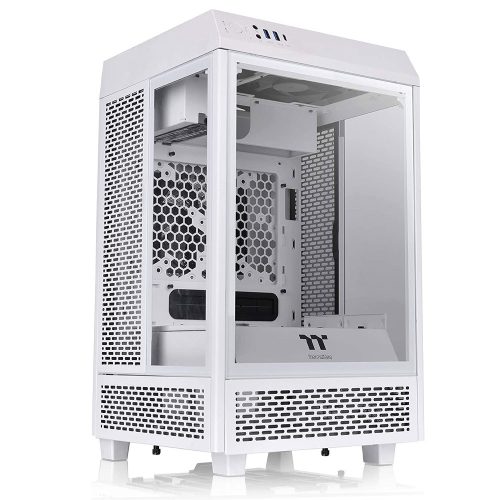 Gabinete Thermaltake The Tower 100 Mni, Snow, Mini ITX, CA-1R3-00S6WN-00