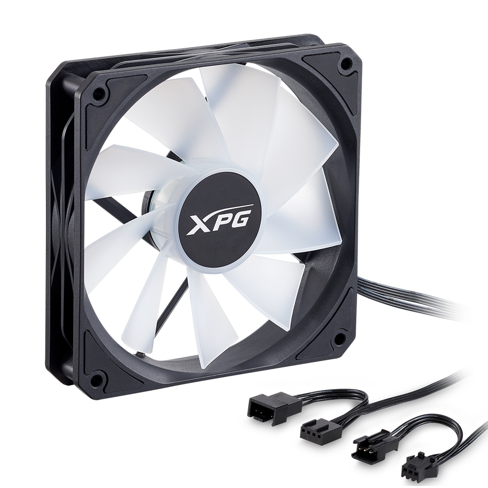 Ventilador XPG Vento R 120 ARGB PWM, 120mm, 300~1600 RPM, Negro, VENTOR120ARGBPWM-BKCWW - Image 3