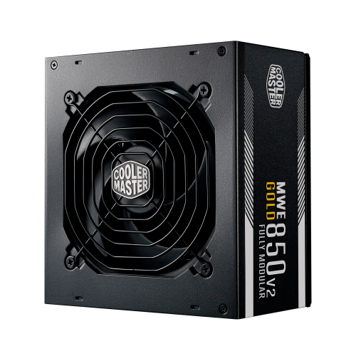 Fuente de Poder Cooler Master MWE GOLD 850 V2 FULL MODULAR 80 PLUS Gold, 24-pines ATX, 120mm, 850W, MPE-8501-AFAAG-U2 /