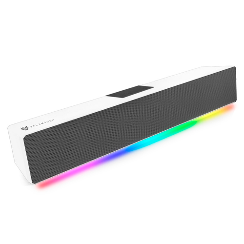 Balam Rush Barra de Sonido Gamer Glimm Bar BG585, Bluetooth, Alámbrico/Inalámbrico, 10W RMS, Blanco, BR-936965