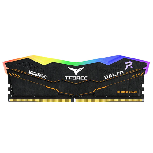 Memoria RAM Team Group T-Force Delta TUF GAMING ALLIANCE RGB DDR5, 6000MHz, 32GB, Non-ECC, CL38, Negro, FF5D532G6000HC38A01 /MAX. 1 X CLIENTE