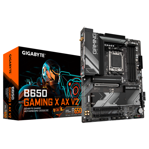 Tarjeta Madre Gigabyte B650 Gaming X AX, ATX, AM5, AMD B650, Up to 192GB DDR5, HDMI/DP, B650 GAMING X AX V2