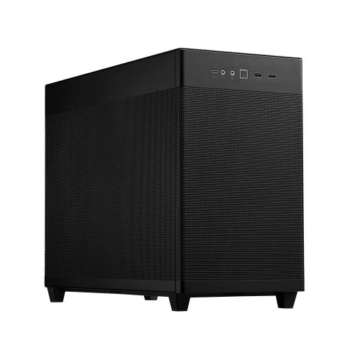 Gabinete Asus PRIME AP201 Black, Paneles de Malla, USB 3.1 Tipo C, Audio HD, Micro ATX, AP201/BLK/MESH/