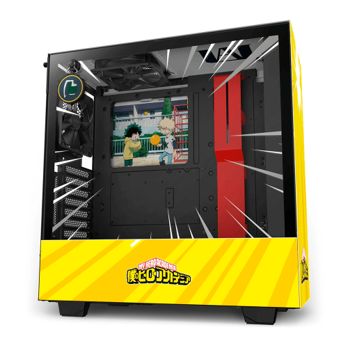 Gabinete NZXT H510i Rivals, Midi-Tower, ATX/Micro-ATX/Mini-ATX, USB 3.2, Sin Fuente/ Sin Ventiladores Instalados, Amarillo, Edición Especial MHAF, CA-H510I-MH-RV, NZXTPROMO