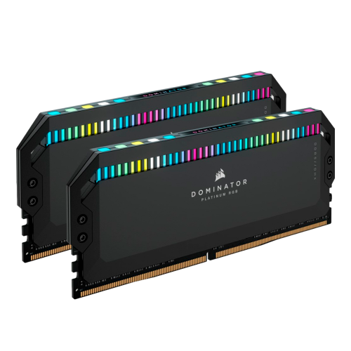 Memoria RAM Corsair Dominator Platinum RGB DDR5, 5600MHz, 32GB (2x16GB), Non-ECC, CL36, XMP, Black, CMT32GX5M2B5600C36 /MAX. 1 X CLIENTE
