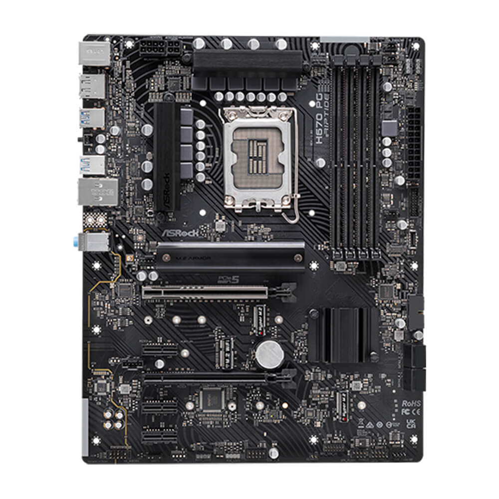 Tarjeta Madre ASRock H670 PG Riptide, Intel H670 Series, LGA1700, ATX, H670 PG RIPTIDE - Image 2