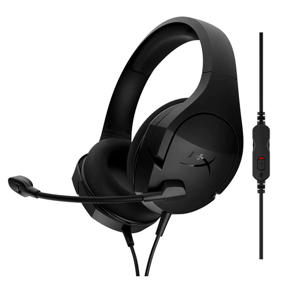 Diadema HyperX Cloud Stinger Core Black, PS4, Xbox One y Nintendo Switch con Microfono Alambrica Estereo 3.5mm, HX-HSCSC2-BK/WW /