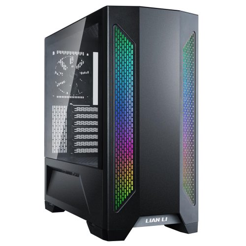 Gabinete Lian Li LANCOOL II BLACK, LED RGB 8 Modos de iluminación, ATX, Cristal Templado, LANCOOL2-X
