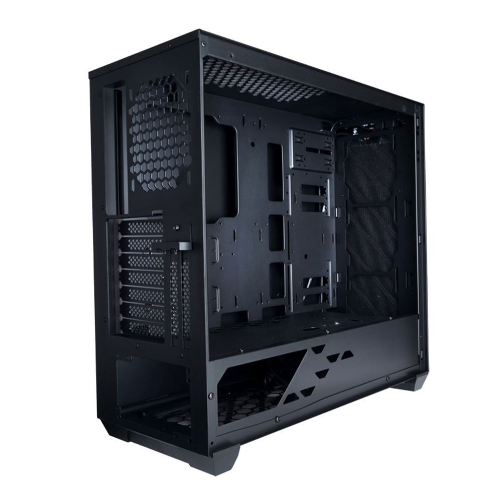 Gabinete InWin 216 Black/ USB 3.0, Audio HD, ATX, Cristal templado, IW-CS-216BLK + RISER, Incluye Cable RISER para Tarjeta de Video - Image 5