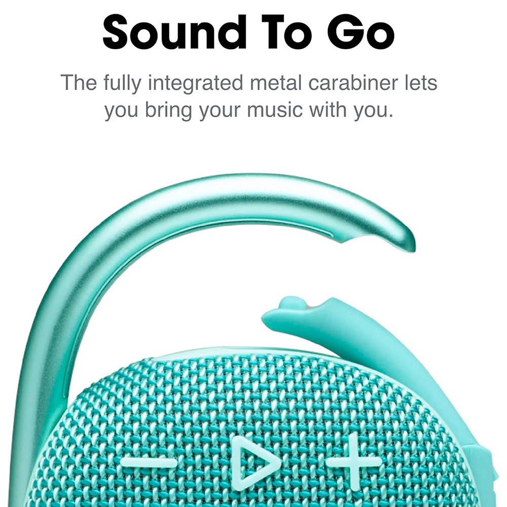 Bocina Portátil JBL Clip 4, Inalámbrica, 10 Horas, Verde, JBLCLIP4ECOGRN - Image 3