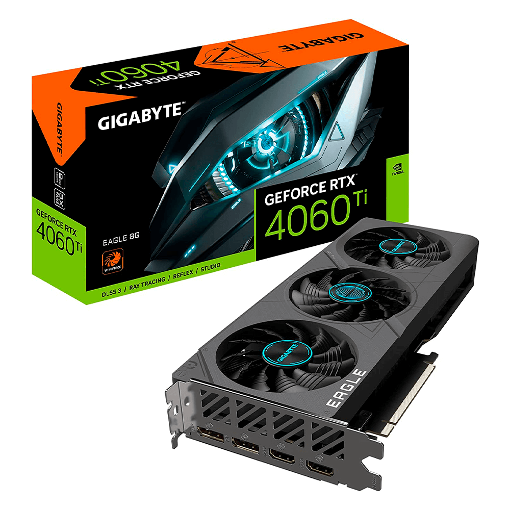 Tarjeta de Video Gigabyte NVIDIA GeForce RTX 4060 Ti EAGLE 8G, 8GB, 128-bit GDDR6, PCI Express 4.0, GV-N406TEAGLE-8GD