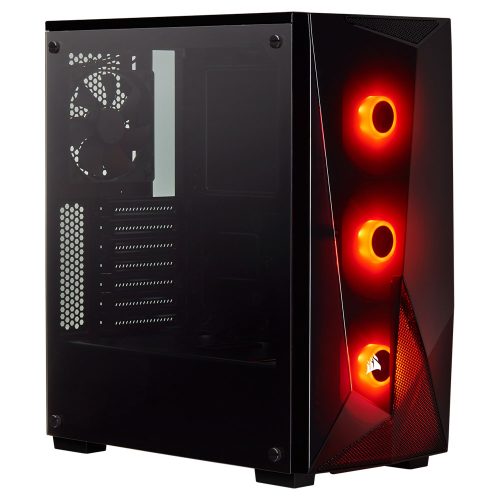 Gabinete Corsair Spec-Delta RGB + CV650 Negro, USB 3.0, Audio HD, Cristal Templado, 650W 80+ Bronze - CC-9020127-NA