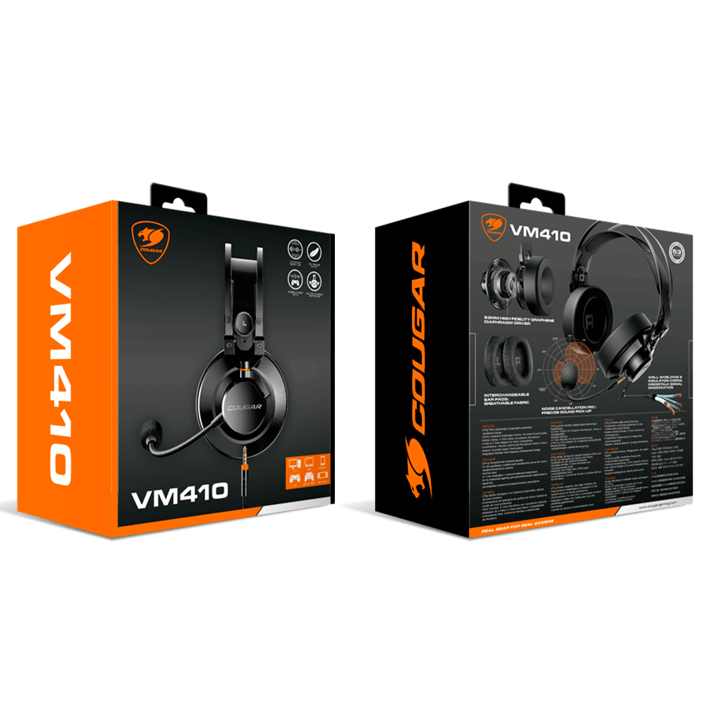 Diadema Gamer Cougar VM410 Classic, PS4, Nintendo Switch, Android - Image 7