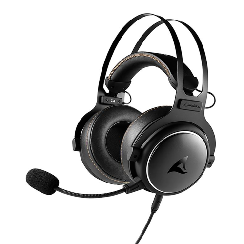 Diadema Gamer Sharkoon Skiller, 3.5mm Connector, Micrófono Extraíble, Sistema de Cableado Modular, SGH50 BLACK