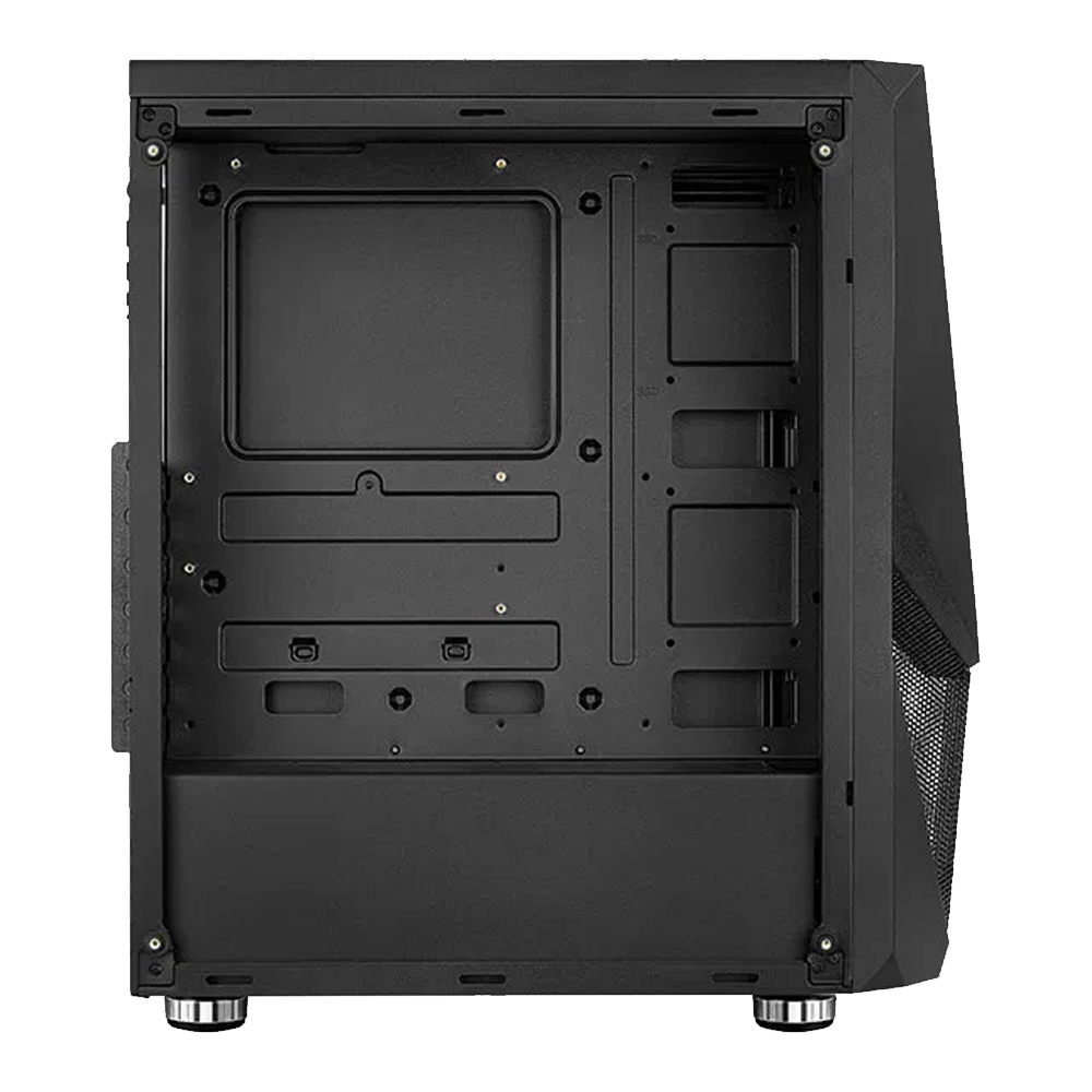 Gabinete Aerocool Zauron Saturn V1 RGB, Negro, Cristal Templado, ATX, USB 3.0, HD Audio - Image 3