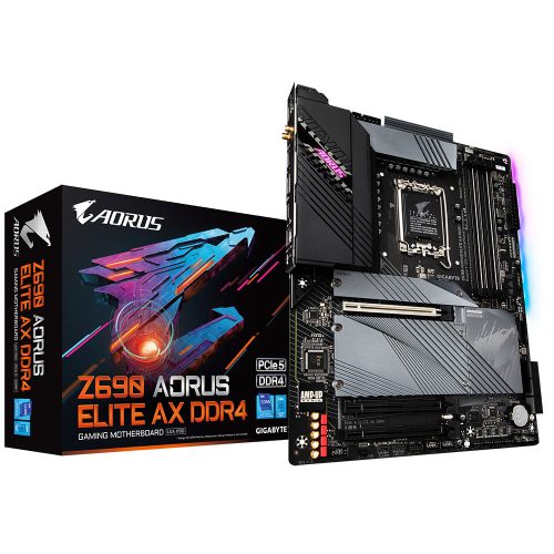 Tarjeta Madre Gigabyte Z690 AORUS ELITE AX DDR4 Socket Intel LGA1700 Intel Z690 ATX