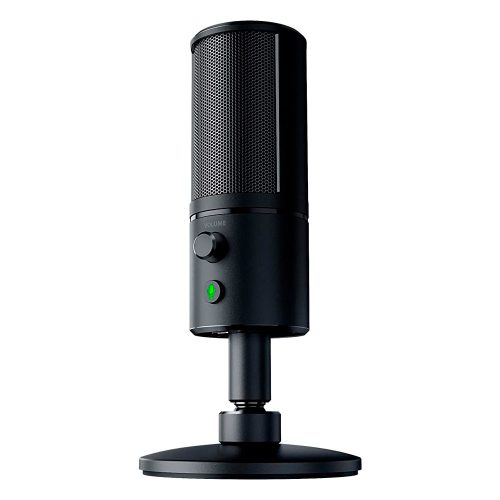 Microfono Profesional Razer Seiren X, Certificado por Streamlabs, RZ19-02290100-B, Recertificado