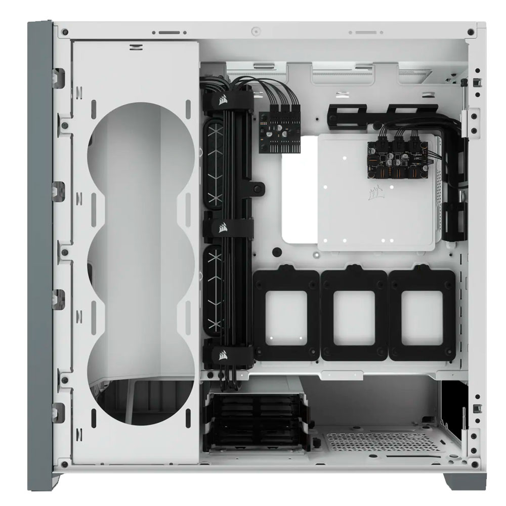 Gabinete Corsair iCue 5000X White RGB, Cristal Templado, USB 3.0, Audio HD, 3 Ventiladores 120mm, CC-9011213-WW - Image 4